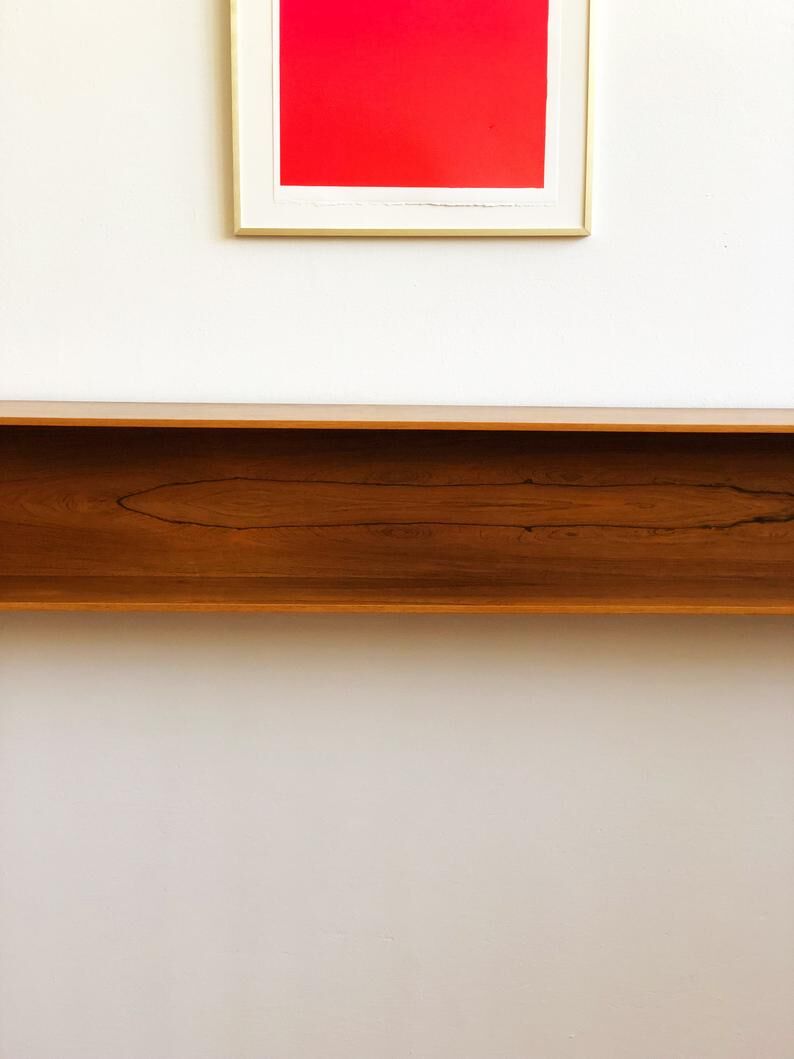 Walter Wirz "Regal" wall shelf for Wilhelm Renzen teak