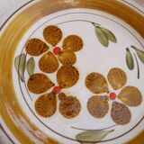 Set of 6 plates, Castellania, yellow flowers