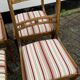Set of 4 vintage mahogany dining chairs