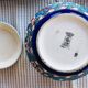 Complete set of Longwy earthenware.