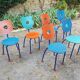6 designer chairs 1980