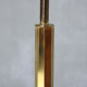 Portuguese solid brass floor lamp, 1970s