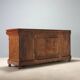 Victorian buffet in mahogany with 3 drawers, Italy, 19th century.