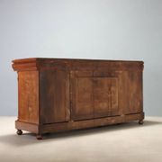 Buffet victorien ancien en acajou 3 tiroirs, Italie XIXe siècle