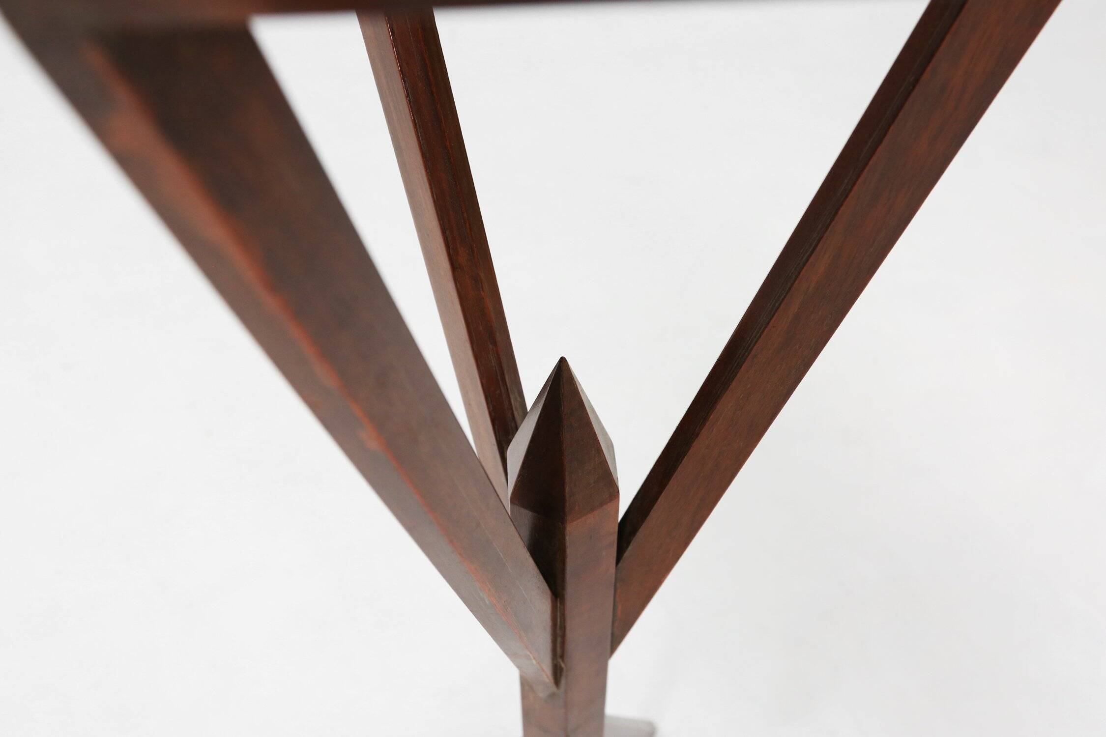 French Art Deco Console in Wood, 1930s