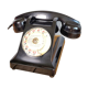 Bakelite telephone 1950