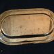 Rectangular dish in stainless steel louis style vintage swan head
