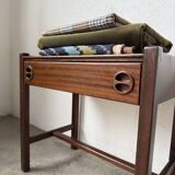 Jacques Hauville bedside table Roche Bobois mahogany