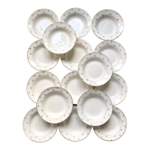 16 assiettes creuses Digoin Sarreguemines