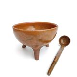 Terracotta tripod punch bowl anthropomorphic shape