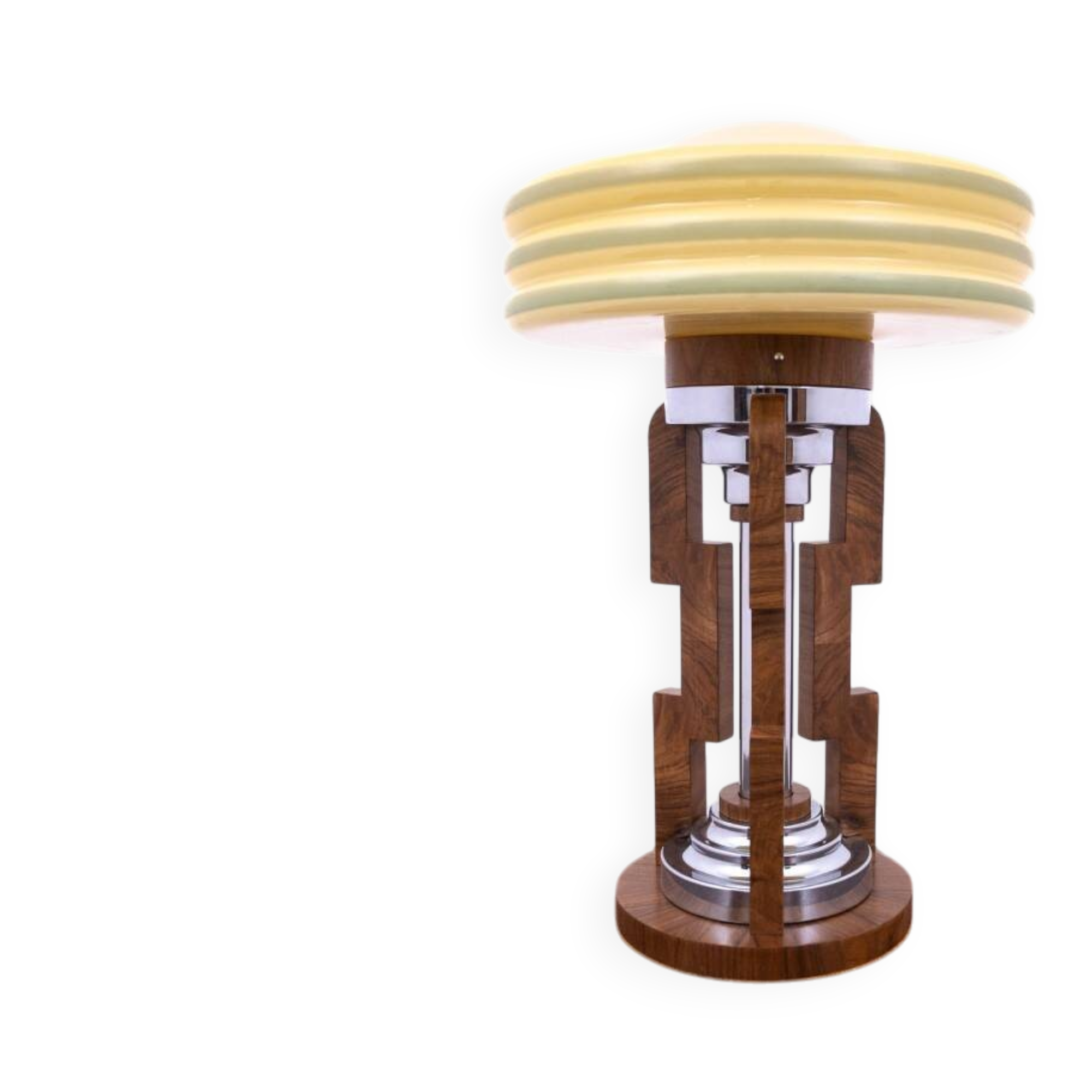 Art Deco table lamp, mid-20th century from Poland