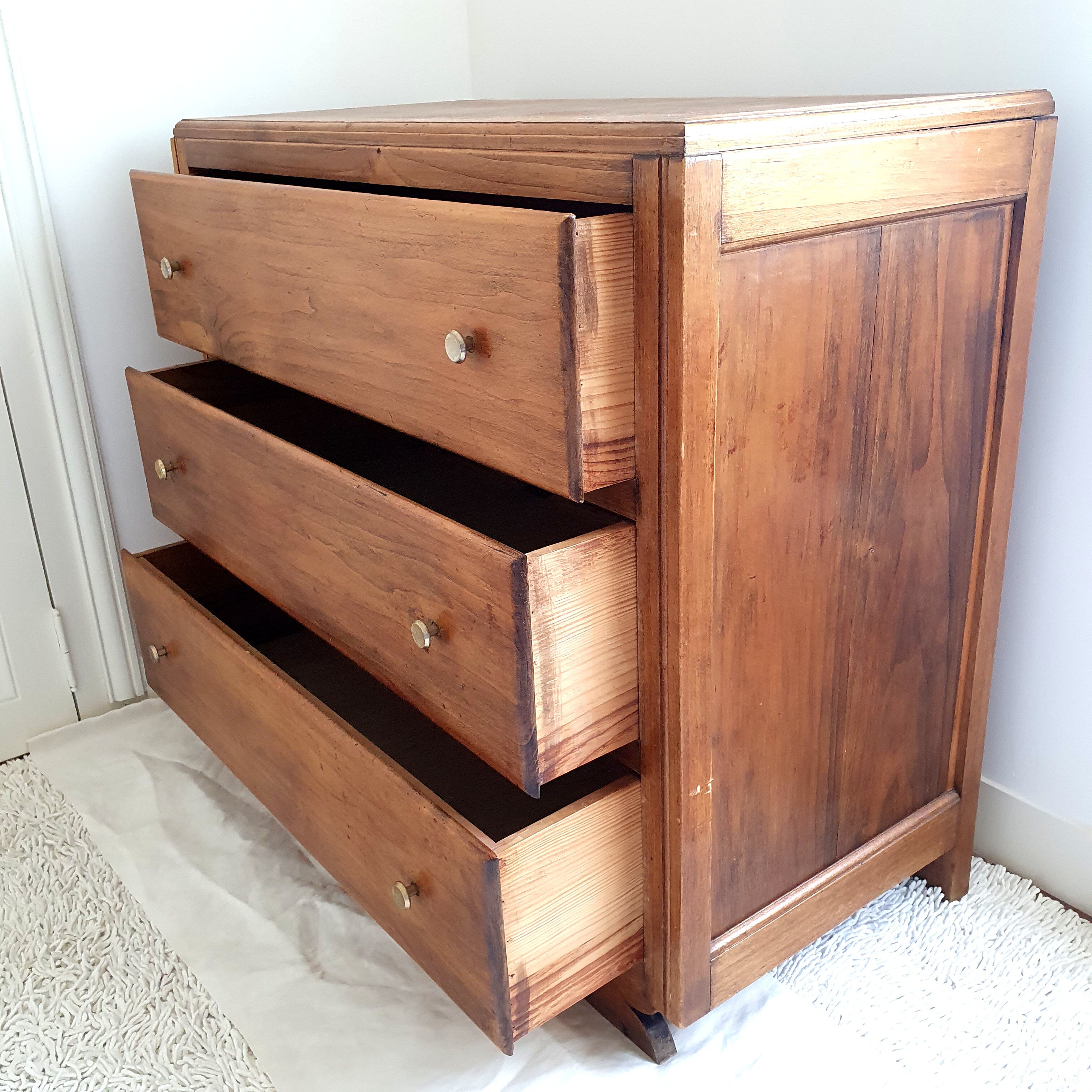 Commode vintage, 3 tiroirs