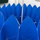 Danish Modern style blue acrylic lamp