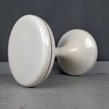 Jurcek stool in white plastic by Bogomir Zorman & Ljerka Finžgar for Meblo Yugoslavia, 1970s