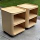 Ensemble vintage de deux chariots Kartell Componibili 4970 par Anna Castelli