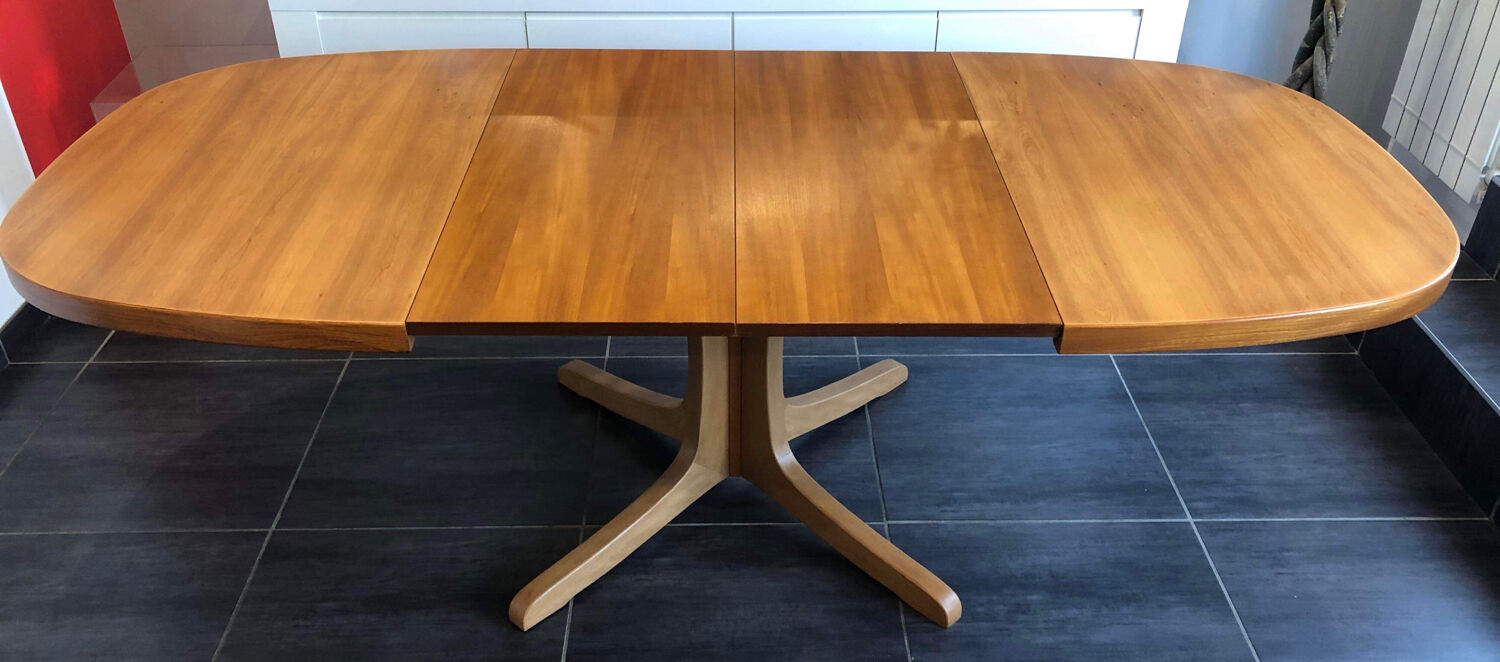 Vintage Baumann extendable table 1970s