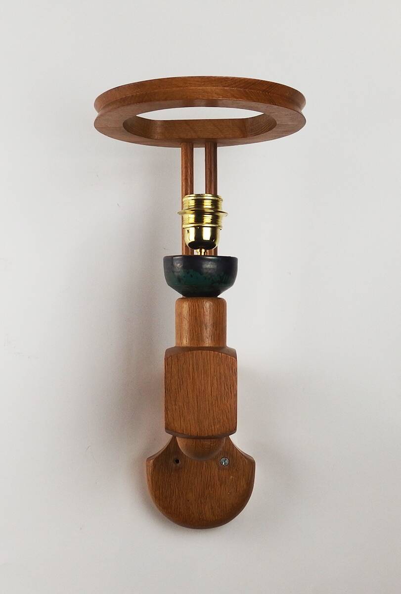 Pair of wall lights by Guillerme and Chambron