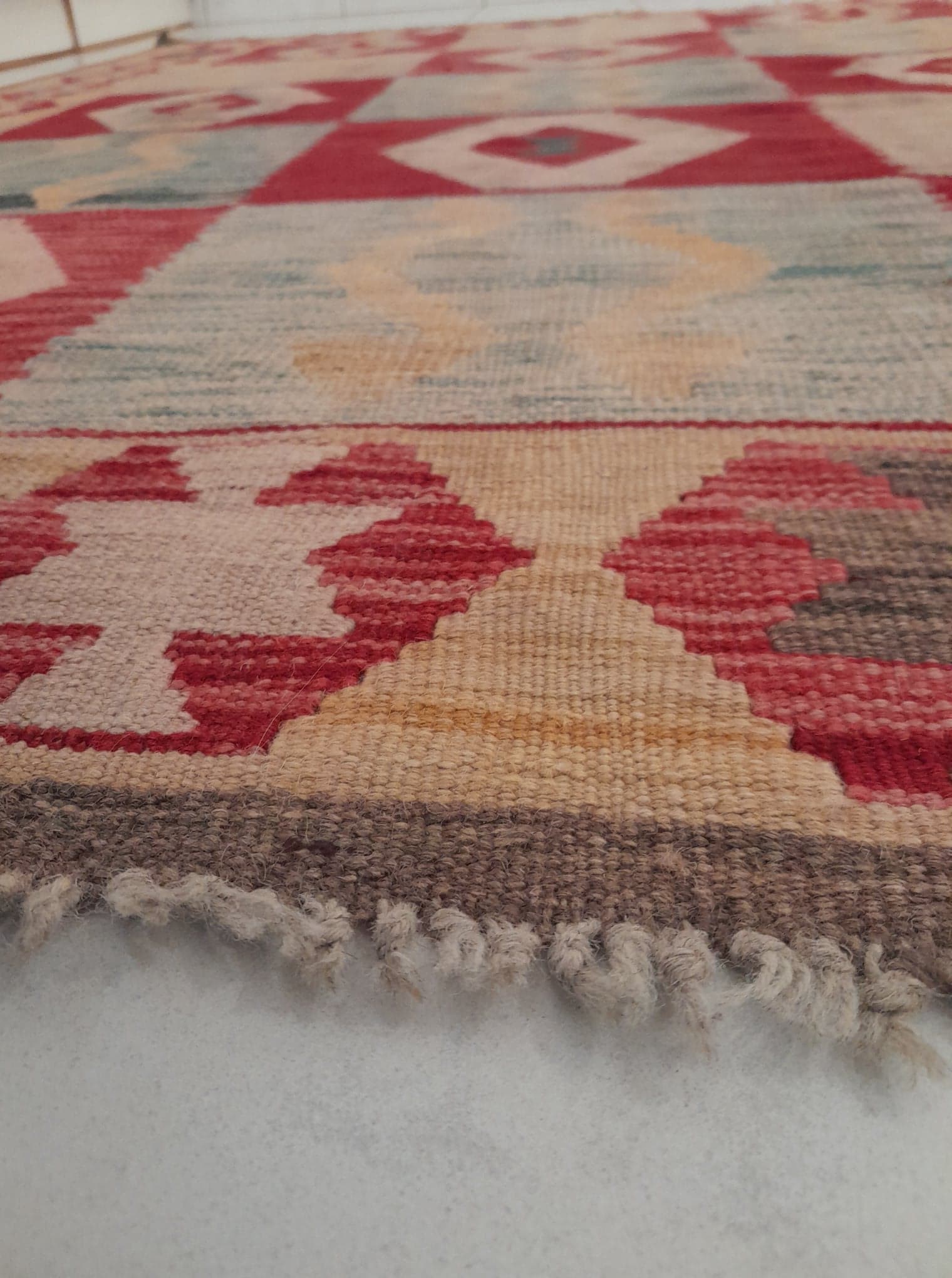 Handmade Afghan Kilim 200x152cm