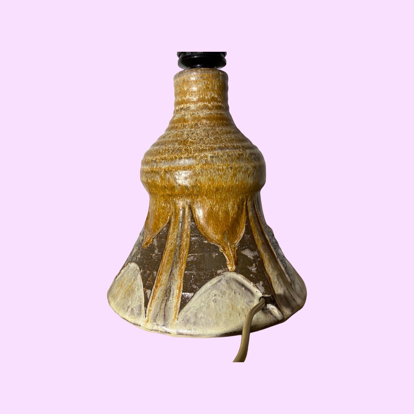 Retro BJ Keramik Denmark Table Lamp - Handmade by Bente Jessen Art Studio Pottery | Scandinavian