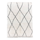 Beni Ouarain Moroccan Berber rug with black diamonds 2.36x1.65m