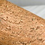 Raw stoneware vase, minimalist natural style