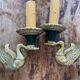 Pair of wall sconces Lucien Gau 166