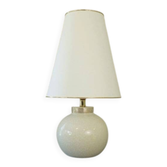 Modern white ceramic sphere living room lamp | Beaulieu model