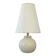 Lampe de salon blanche moderne céramique sphère | modèle Beaulieu