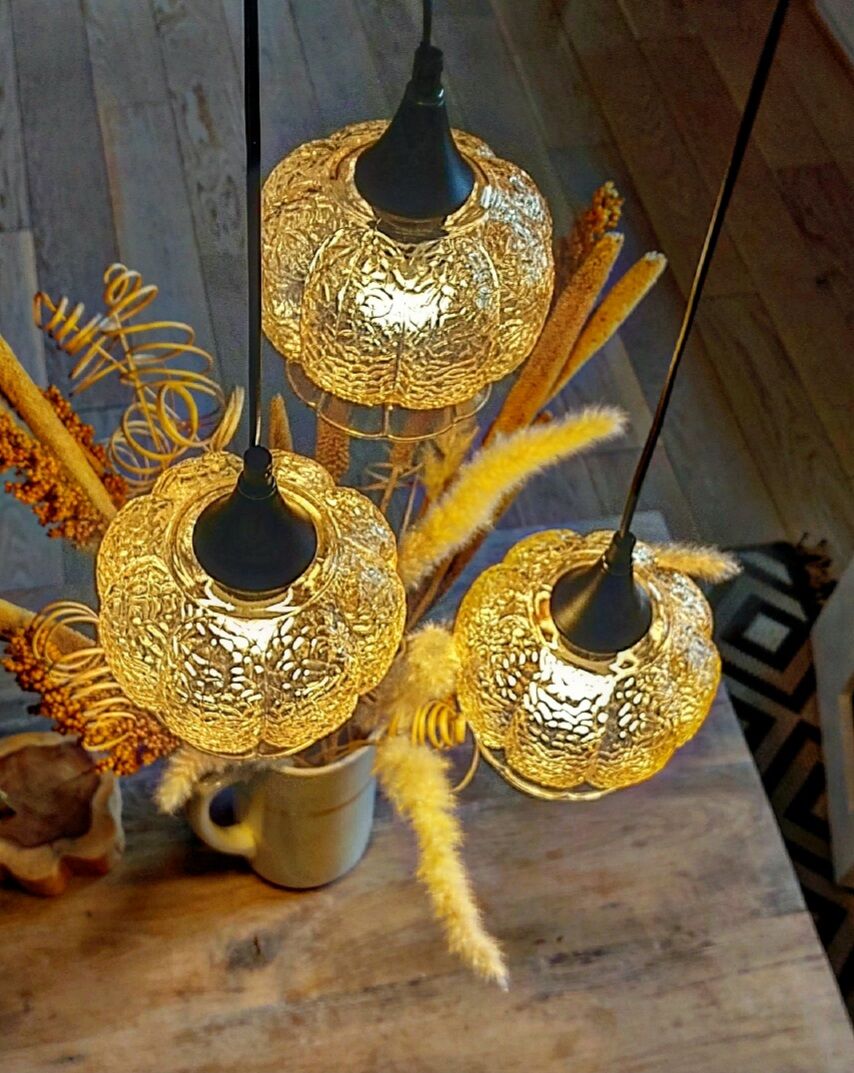 Suspension trio globe 70's