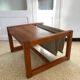 Vintage magazine holder coffee table by Karin Mobring 1970s