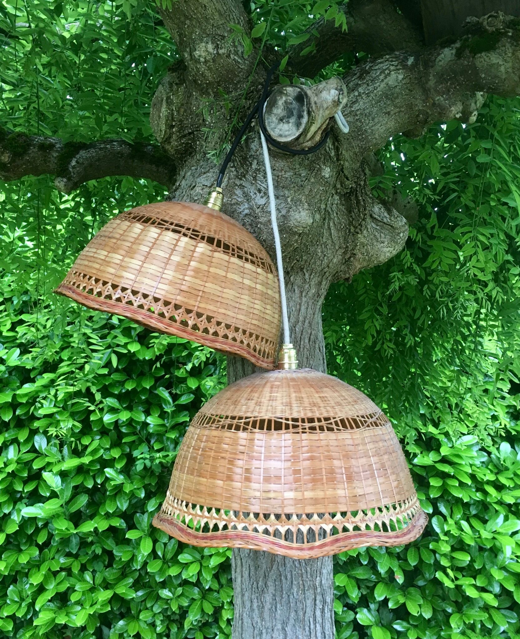 Vintage Wicker hanging