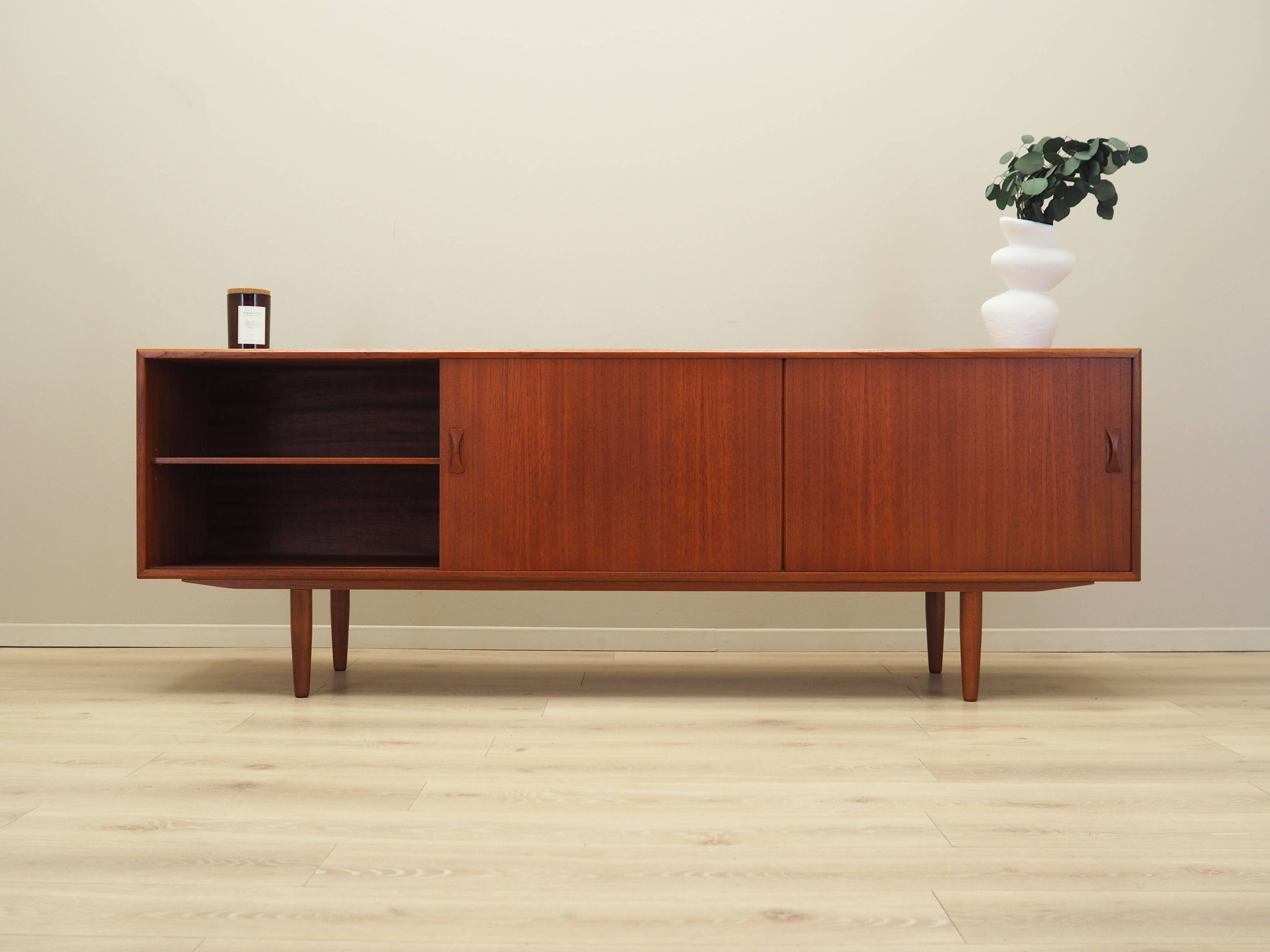 Buffet en teck, design danois, années 60, fabricant : Clausen & Son