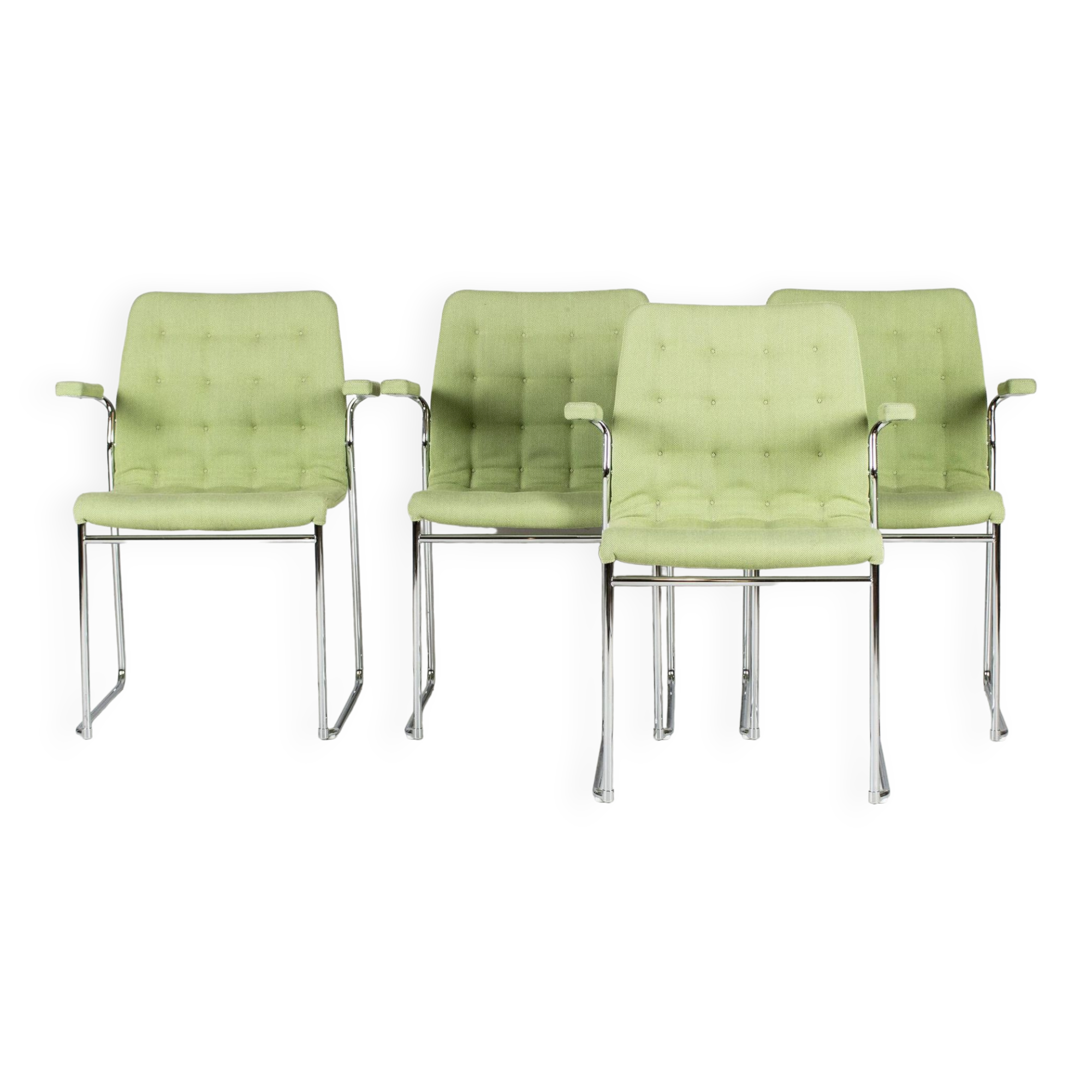 Mio MI 408 Chairs by Bruno Mathsson, 1981, Set of 4