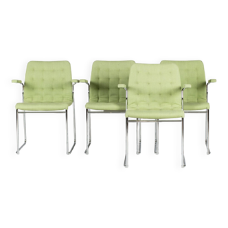 Mio MI 408 Chairs by Bruno Mathsson, 1981, Set of 4