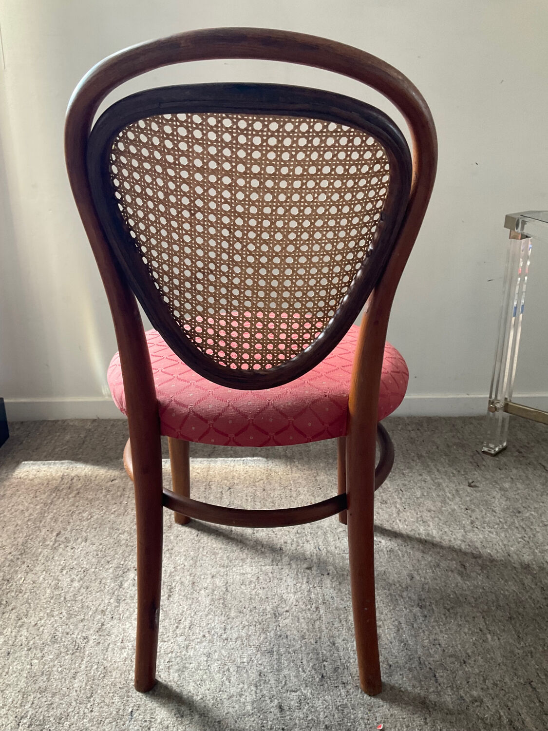 Chaise bistrot cannée enfant vintage