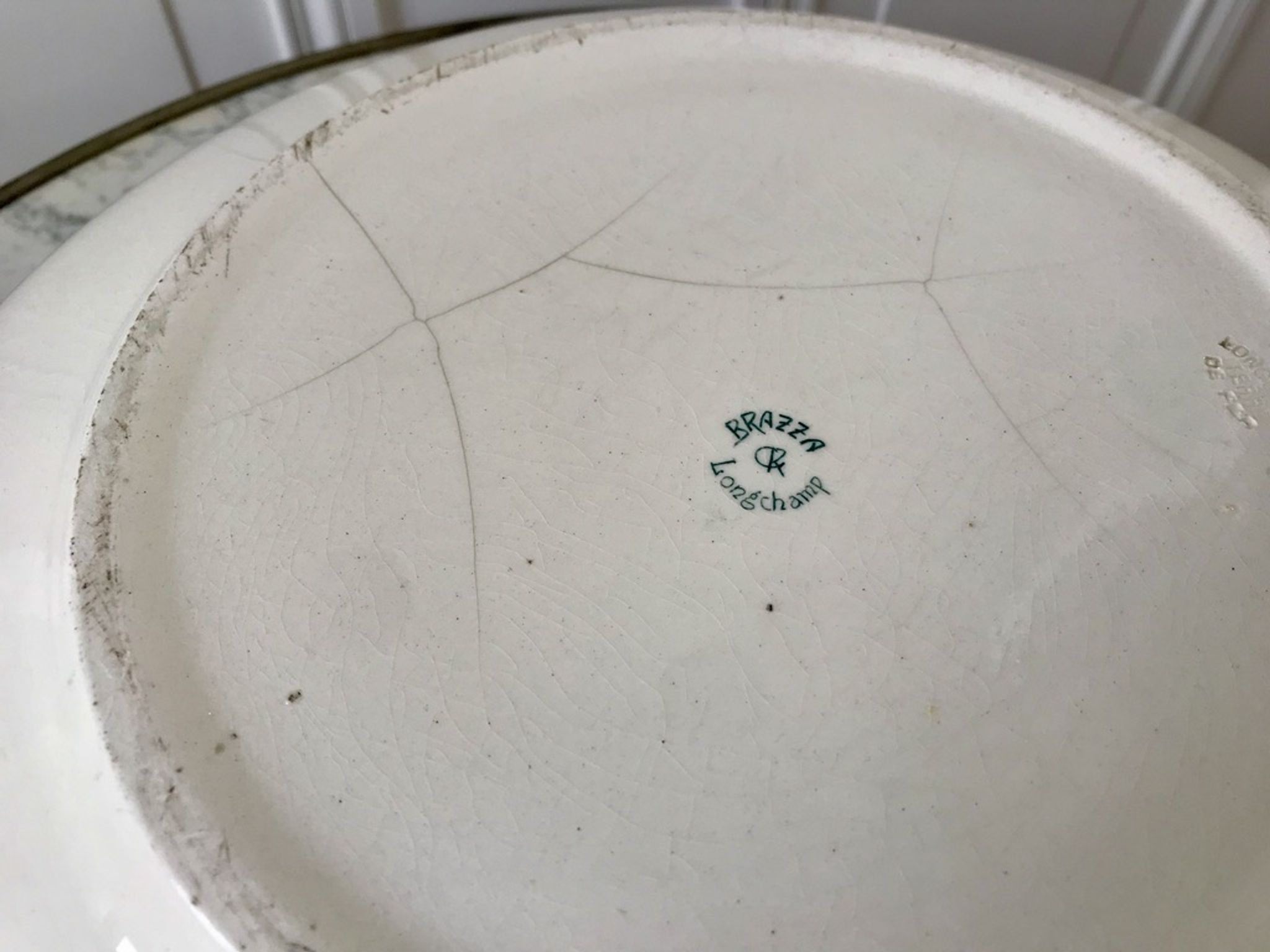 Toilet service in Iron Earth patterned "Brazza" 30-40s