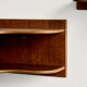 Tables de chevet flottantes en teck, lot de 2