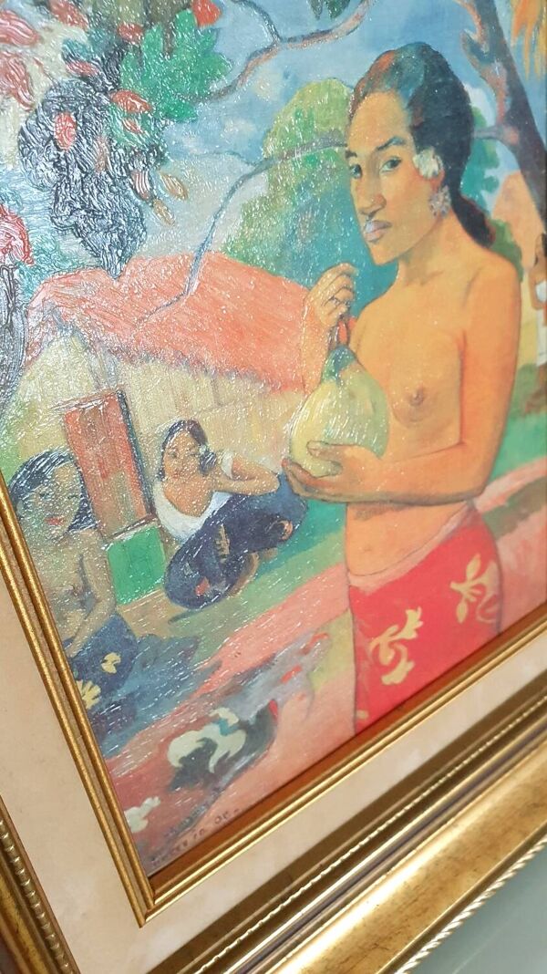 Reproduction sur toile - Eu haere ia oe de Paul Gauguin
