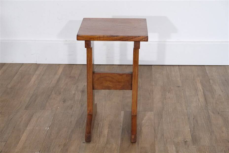 Vintage wooden side table 1960