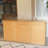Rattan sideboard