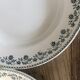 Set of 6 vintage pattern plates
