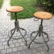 Tabouret d'atelier BAO 1950 vintage