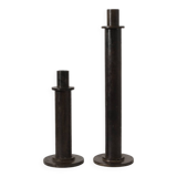 Pair Of Brutalist Massive Iron Candle Holder, 1970s