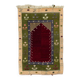 One-of-a-Kind Turkish Tulu Rug, Vintage Handknotted Prayer Rug. 100% Wool