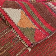 3x10 Pink & Red Tribal Vintage Runner Rug, 80x306Cm