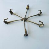 Pair of vintage brass hooks