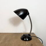 Vintage Brown Bakelite Gooseneck Table Lamp, 1950s