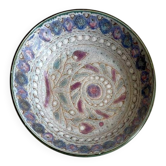 Glazed ceramic deep plate, Danuta Le Hénaff