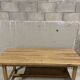Large solid wood farmhouse table – country style