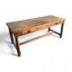 Solid oak French dining table / desk / 1900s